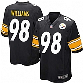 Nike Men & Women & Youth Steelers #98 Williams Black Team Color Game Jersey,baseball caps,new era cap wholesale,wholesale hats